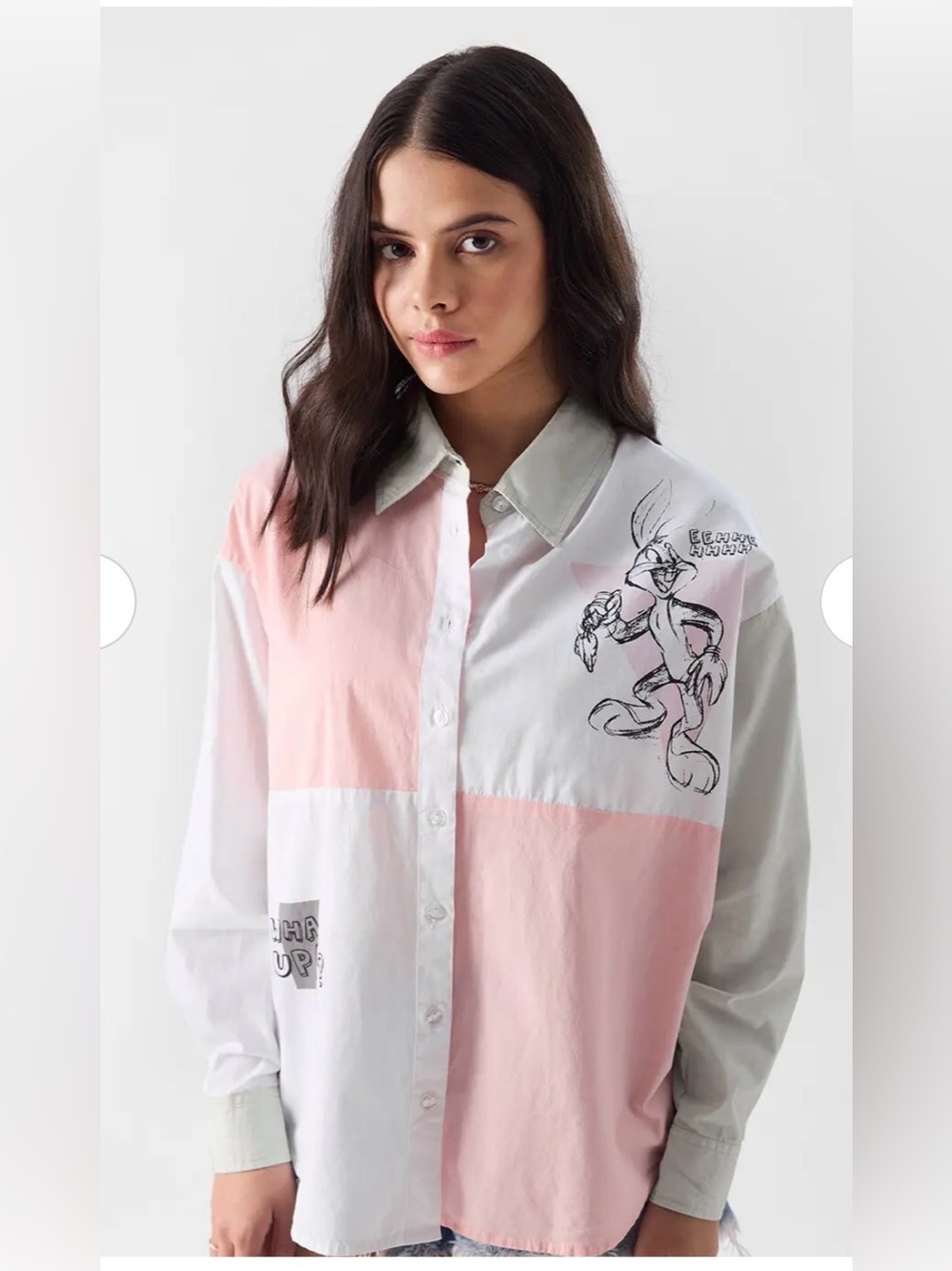 The Souled Store Women Oversized Fit Looney Tunes Printed Size L